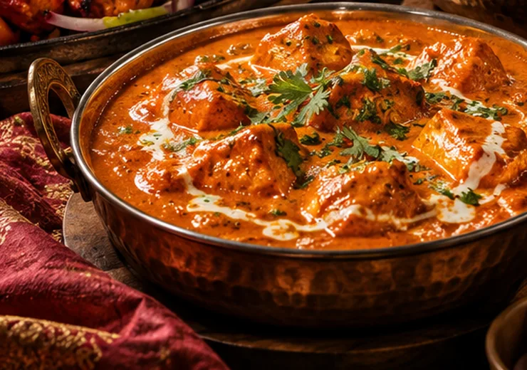 Cremiges Butter Chicken in würziger Sauce